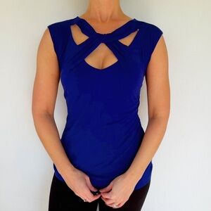 Elegant Blue Women's Top